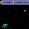 COSMOS J100039.64+022120.1