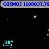 COSMOS J100037.78+022115.0