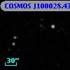 COSMOS J100028.43+022100.4