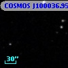 COSMOS J100036.95+022018.3