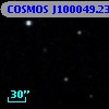 COSMOS J100049.23+021901.3
