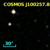COSMOS J100257.88+023655.1