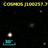 COSMOS J100257.70+023444.7