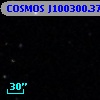 COSMOS J100300.37+022957.9