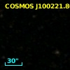 COSMOS J100221.80+023726.7