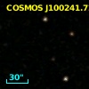 COSMOS J100241.72+023640.9