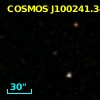 COSMOS J100241.34+023624.8