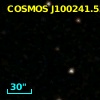 COSMOS J100241.53+023619.7
