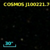 COSMOS J100221.76+023432.7