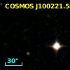 COSMOS J100221.58+023305.7