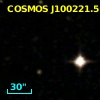 COSMOS J100221.51+023300.4