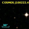 COSMOS J100222.42+023247.6