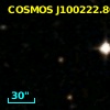 COSMOS J100222.80+023239.3