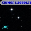 COSMOS J100300.51+024255.7