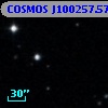COSMOS J100257.57+024248.6