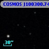 COSMOS J100300.74+024108.0