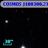 COSMOS J100300.27+024016.2