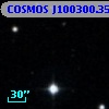COSMOS J100300.35+023943.3