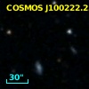 COSMOS J100222.25+024550.8