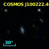 COSMOS J100222.40+024533.0