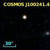 COSMOS J100241.41+024452.9
