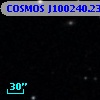 COSMOS J100240.23+024346.2