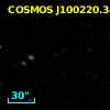 COSMOS J100220.34+024316.2