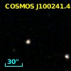 COSMOS J100241.45+024229.6