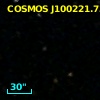COSMOS J100221.73+024225.0