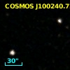 COSMOS J100240.72+024129.7