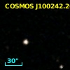 COSMOS J100242.26+024111.3