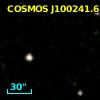 COSMOS J100241.65+024108.3