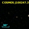 COSMOS J100247.37+024104.3