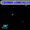 COSMOS J100242.27+024058.5