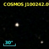 COSMOS J100242.09+024100.0