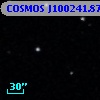 COSMOS J100241.87+024059.3