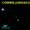 COSMOS J100240.05+024037.2