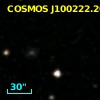 COSMOS J100222.20+024031.1
