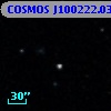 COSMOS J100222.03+024022.3