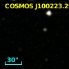 COSMOS J100223.29+023925.6