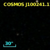 COSMOS J100241.17+023919.8