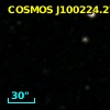 COSMOS J100224.27+023917.2