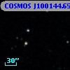 COSMOS J100144.65+024459.2