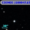 COSMOS J100047.69+024621.0