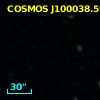 COSMOS J100038.59+024630.5