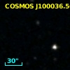 COSMOS J100036.56+024611.5