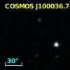 COSMOS J100036.75+024607.2