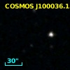COSMOS J100036.15+024549.9