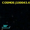 COSMOS J100043.42+024550.3