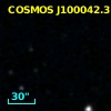 COSMOS J100042.31+024538.8